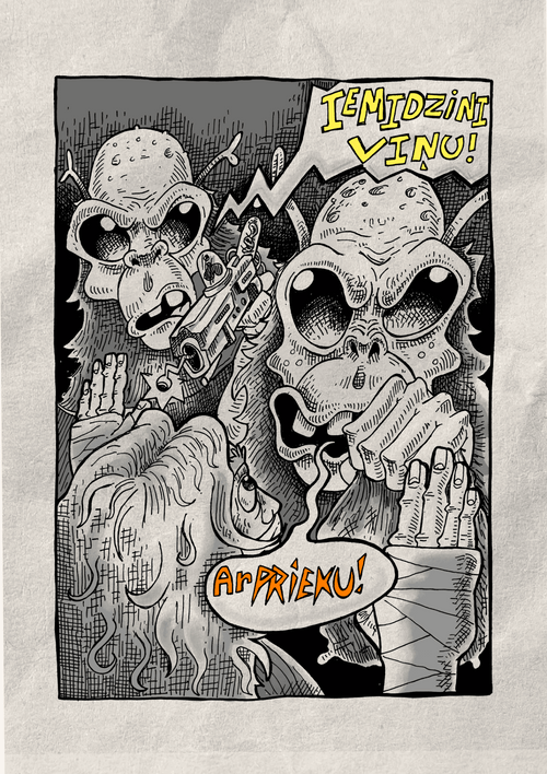 Dru! komix "Un šimpanietieši" (Digitālā versija)